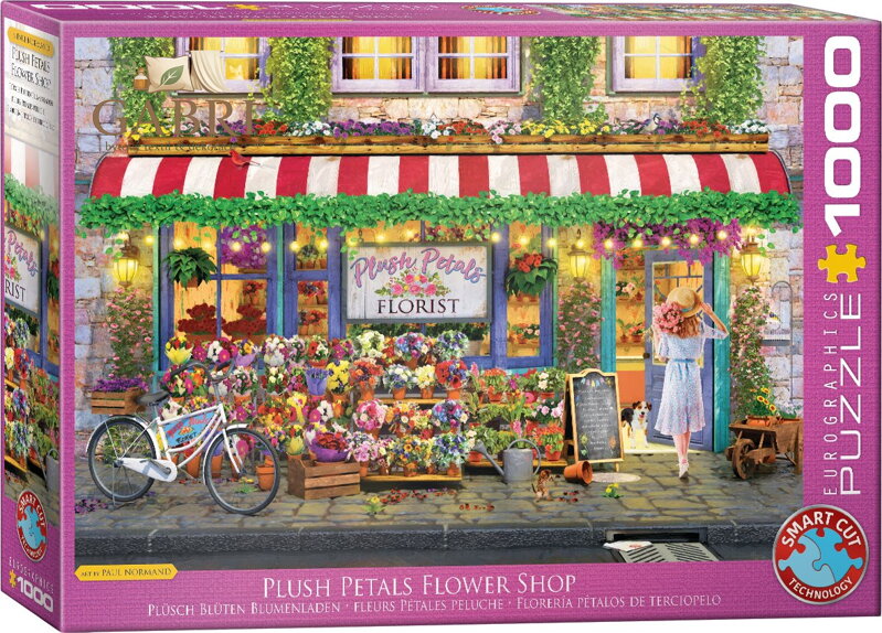 EUROGRAPHICS Puzzle Květinářství Plush Petals 1000 dílků