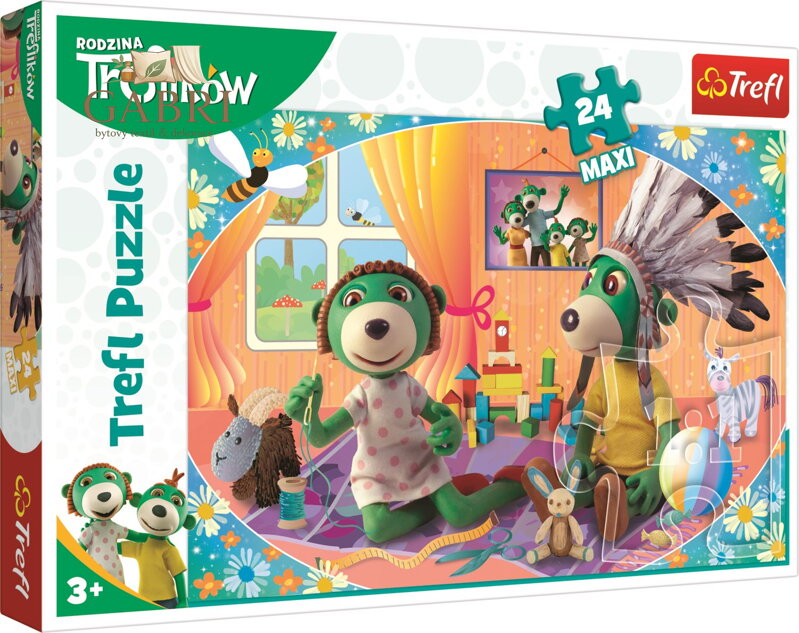 Puzzle Treflíci: Společná zábava MAXI 24 dílků