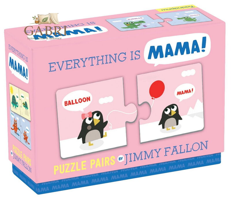 MUDPUPPY Puzzle Všechno je MÁMA! 10x2 dílků