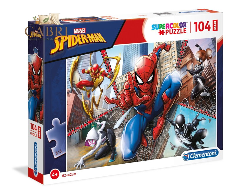 CLEMENTONI Puzzle Spiderman MAXI 104 dílků