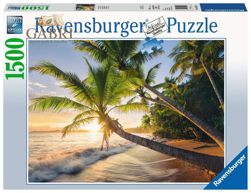 RAVENSBURGER Puzzle Prázdniny na pláži 1500 dílků