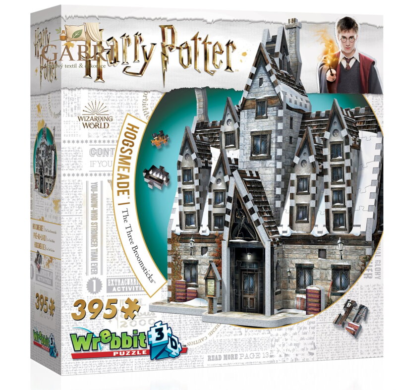 WREBBIT 3D puzzle Harry Potter: U Tří Košťat 395 dílků