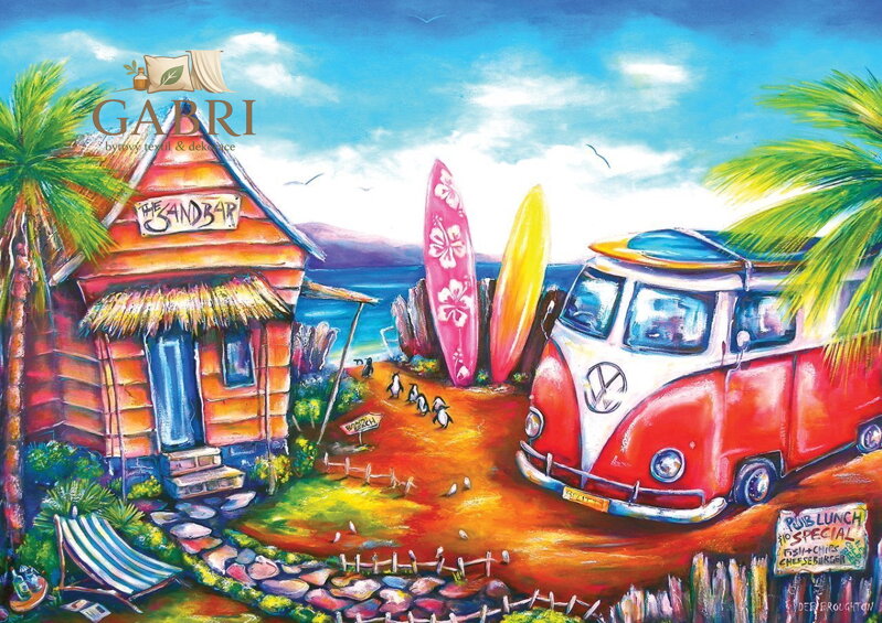 ART PUZZLE Puzzle Surfařský kemp 260 dílků