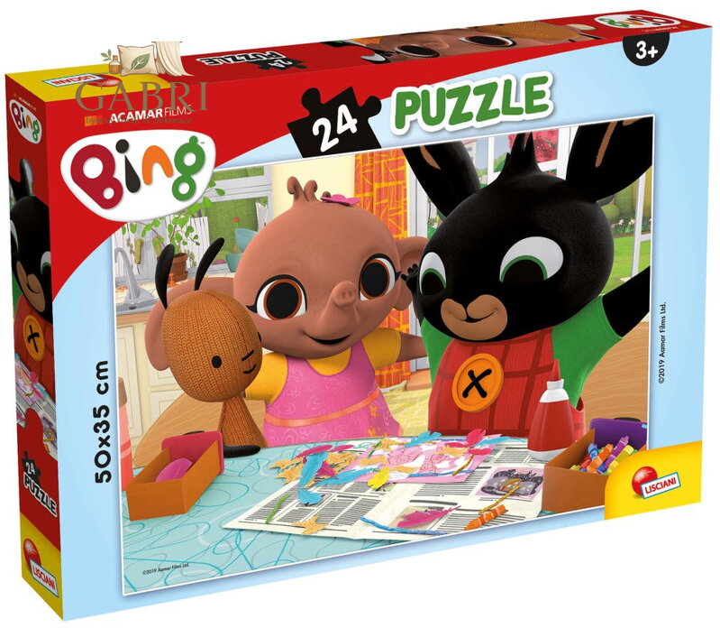 LISCIANI Puzzle Bing: Výtvarné tvoření 24 dílků