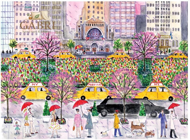 GALISON Puzzle Jaro na Park Avenue 1000 dílků