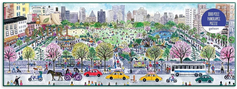 GALISON Panoramatické puzzle Pohled na město 1000 dílků