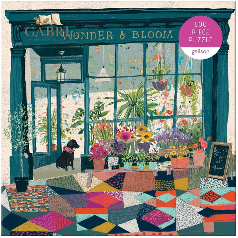 GALISON Čtvercové puzzle Květinářství Wonder&Bloom 500 dílků