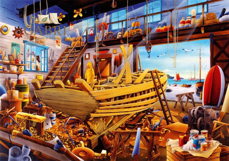 BLUEBIRD Puzzle Loděnice 1000 dílků