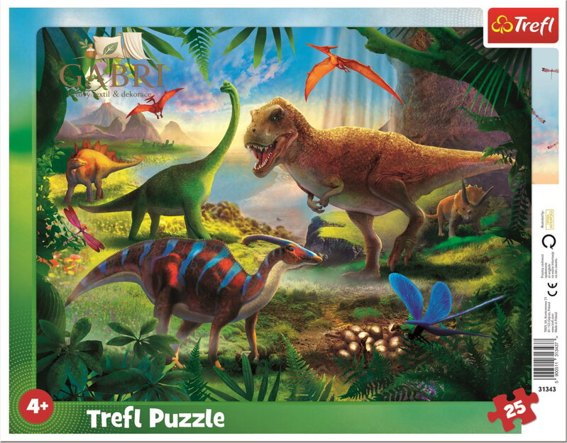 TREFL Puzzle Dinosauři 25 dílků