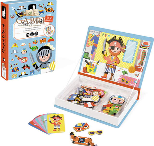 JANOD Magnetibook Oblékání - Chlapci