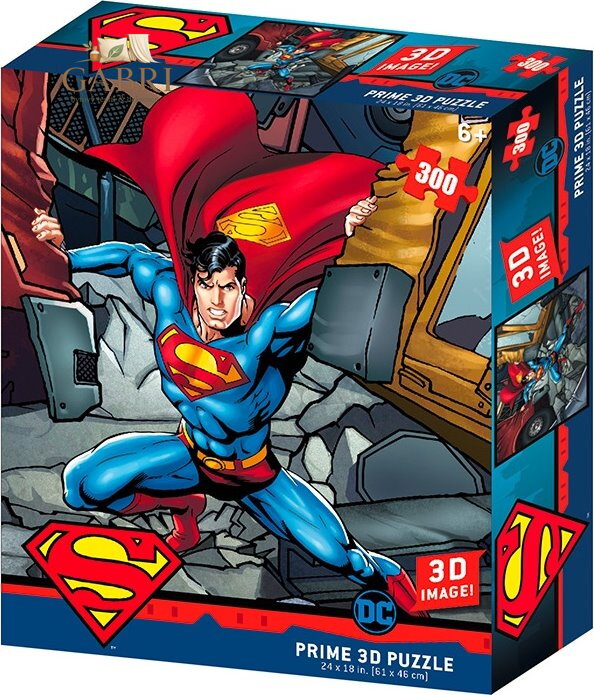PRIME 3D Puzzle Superman 3D 300 dílků