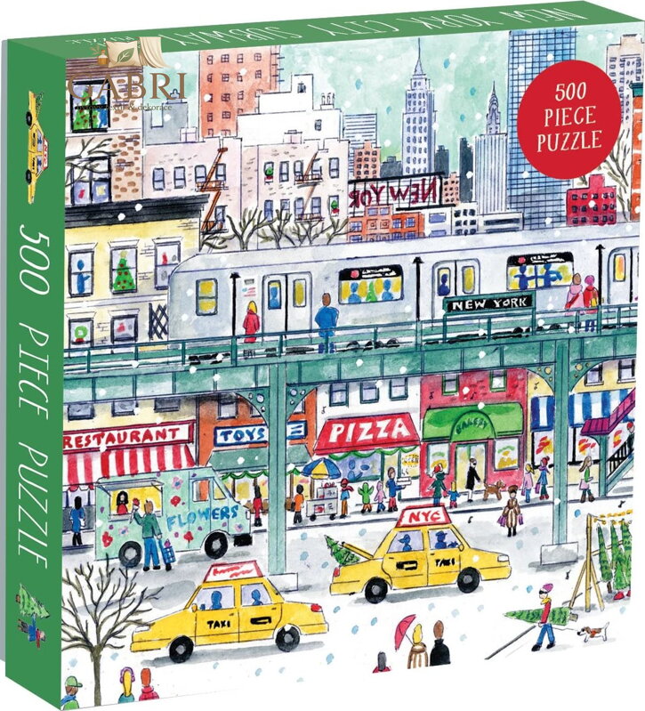 GALISON Čtvercové puzzle Metro v New Yorku 500 dílků