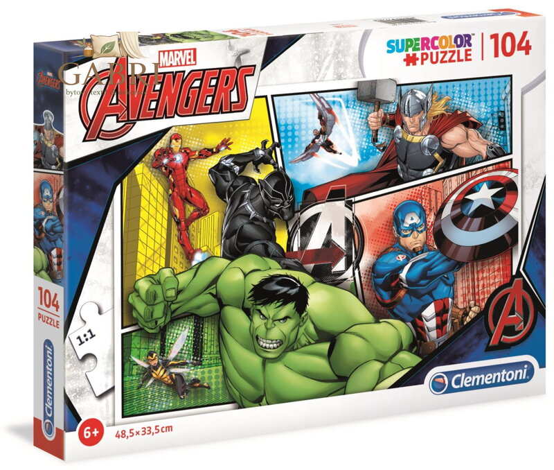 CLEMENTONI Puzzle Avengers 104 dílků