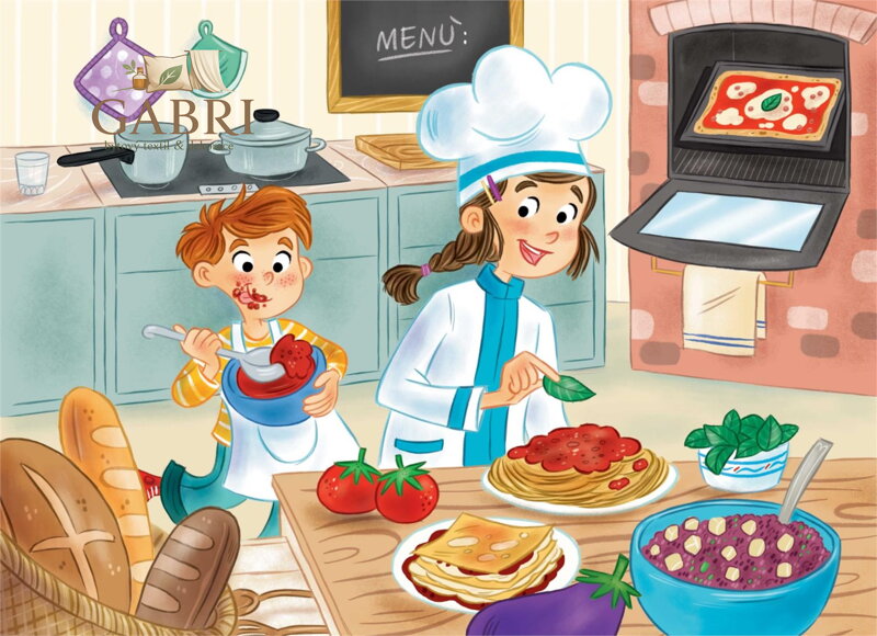 CLEMENTONI Puzzle Povolání: Kuchařka 30 dílků