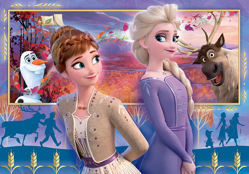 CLEMENTONI Puzzle Ledové království 2: Sestry 60 dílků