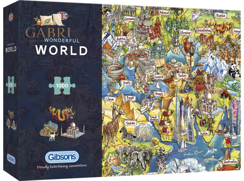GIBSONS Puzzle Báječný svět 1000 dílků