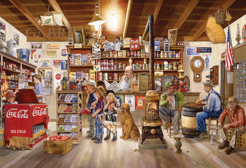 EUROGRAPHICS Puzzle Obchod se smíšeným zbožím 2000 dílků