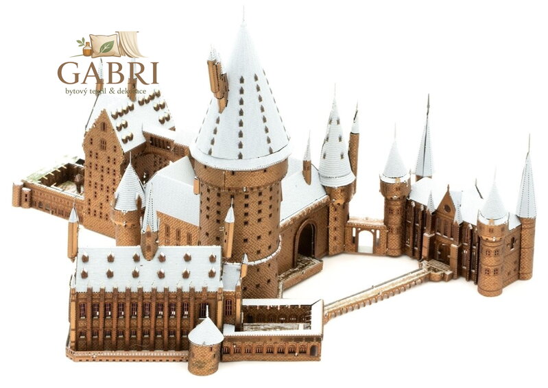 METAL EARTH 3D puzzle Harry Potter: Zasněžený Bradavický hrad (ICONX)