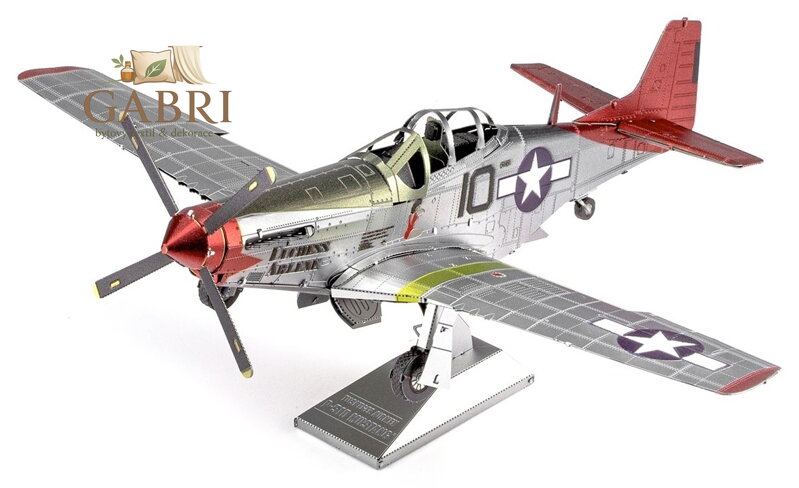 METAL EARTH 3D puzzle Tuskegee Airmen P-51D Mustang (ICONX)