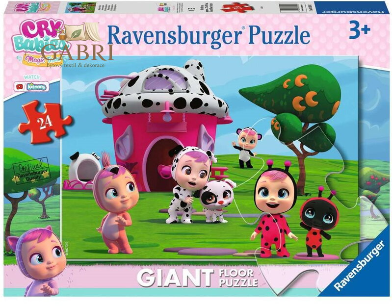RAVENSBURGER Obrovské podlahové puzzle Cry Babies Magic Tears 24 dílků