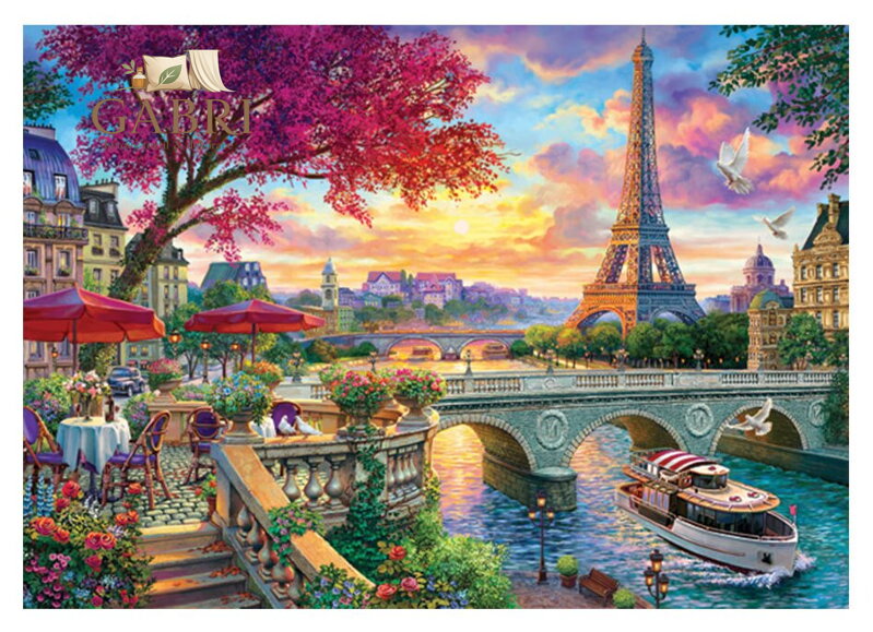 ANATOLIAN Puzzle Rozkvetlá Paříž 3000 dílků