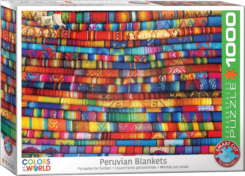 EUROGRAPHICS Puzzle Peruánská deka 1000 dílků