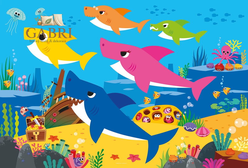 CLEMENTONI Puzzle Baby Shark: Poklad 30 dílků