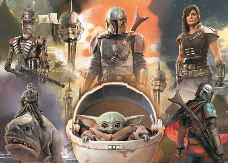 TREFL Puzzle The Mandalorian: Připraveni k boji 200 dílků