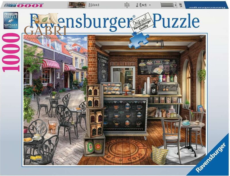 RAVENSBURGER Puzzle Kuriózní kavárna 1000 dílků