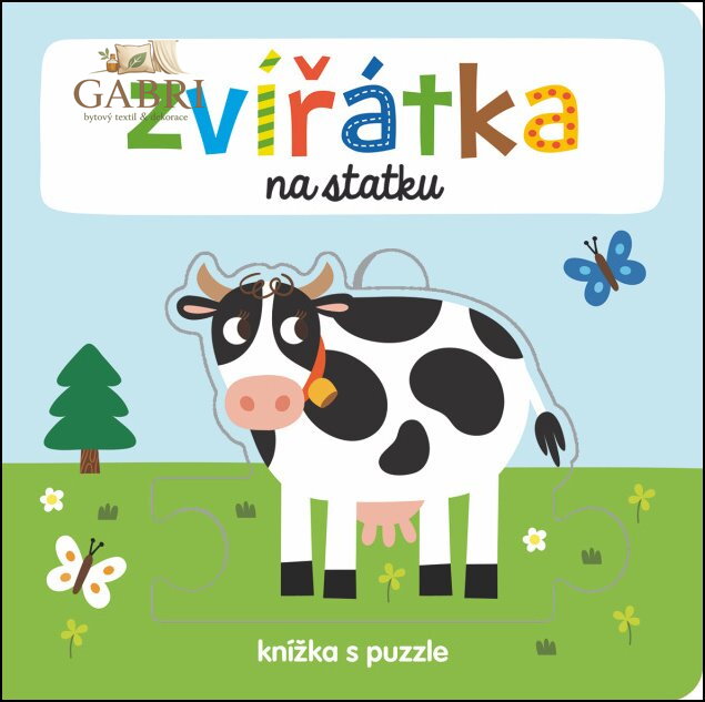 Svojtka & Co. Knížka s puzzle: Zvířátka na statku