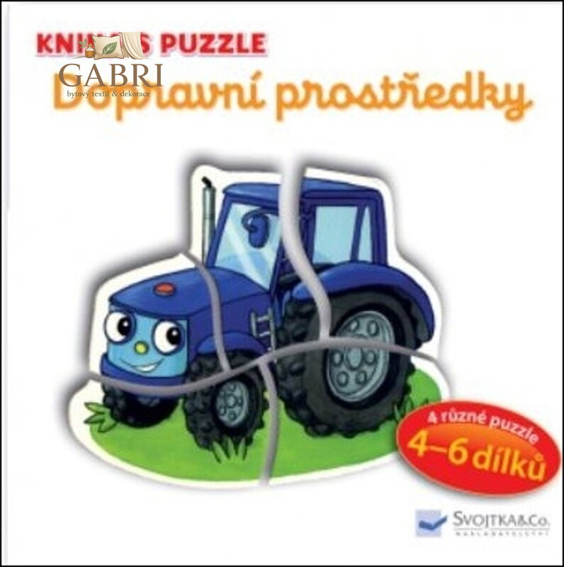 Svojtka & Co. Kniha s puzzle: Dopravní prostředky