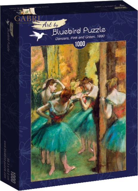 BLUEBIRD Puzzle Tanečnice - růžová a zelená 1000 dílků