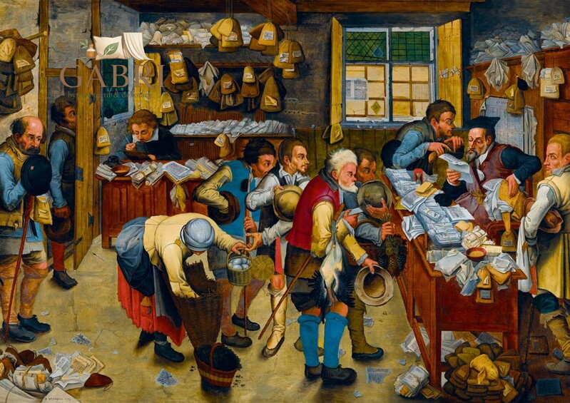 BLUEBIRD Puzzle Výběrčí daní 1000 dílků