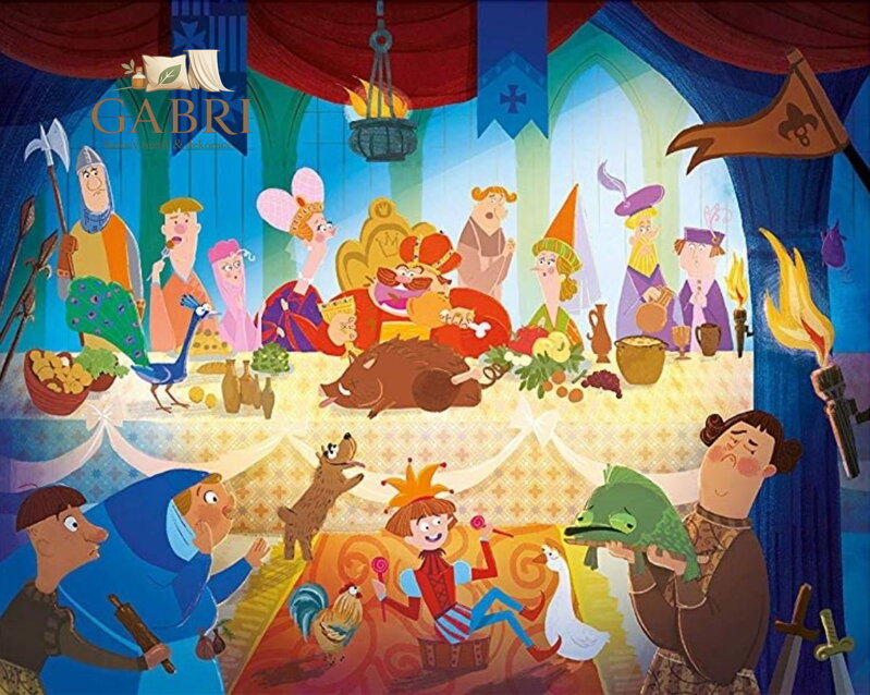 CLEMENTONI Puzzle Bylo nebylo: Královská hostina 30 dílků