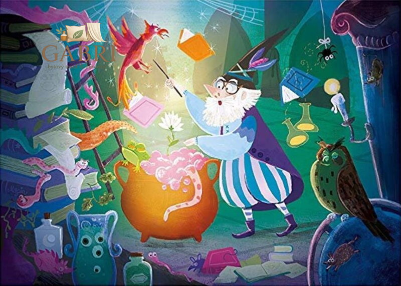 CLEMENTONI Puzzle Bylo nebylo: Kouzelnický lektvar 30 dílků