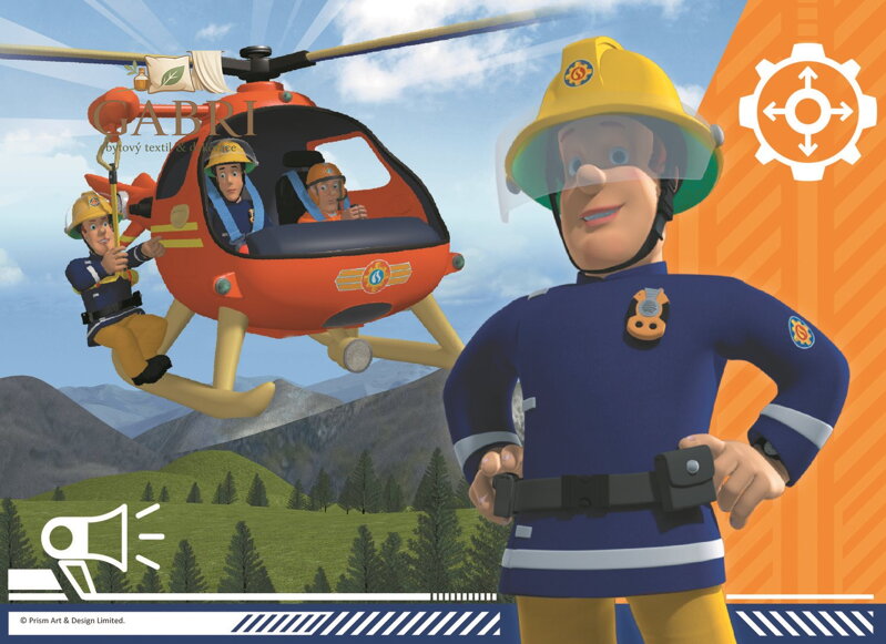 TREFL Puzzle Požárník Sam: Ve vzduchu 20 dílků