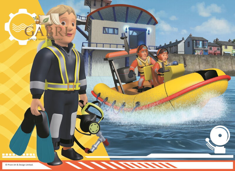 TREFL Puzzle Požárník Sam: Na vodě 20 dílků