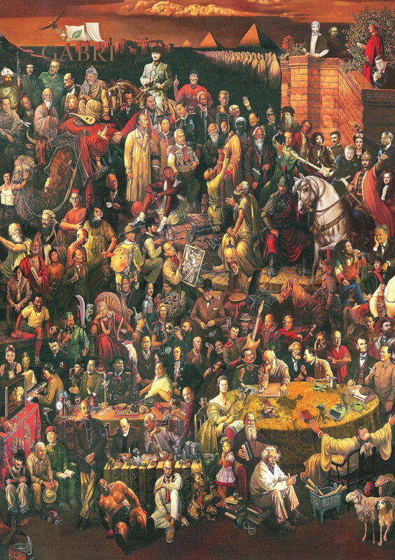 ART PUZZLE Puzzle 113 osobností 1500 dílků