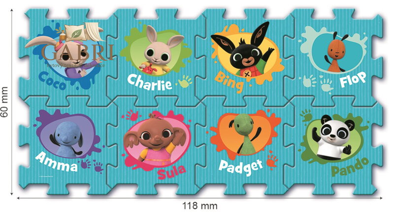 TREFL Pěnové puzzle Bing