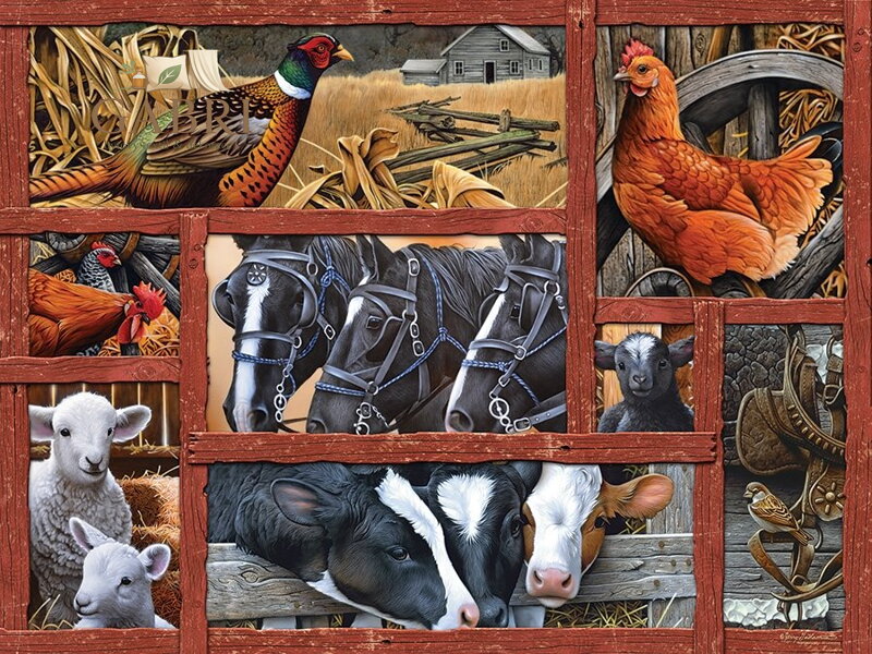 COBBLE HILL Puzzle Přátelé na farmě XL 275 dílků