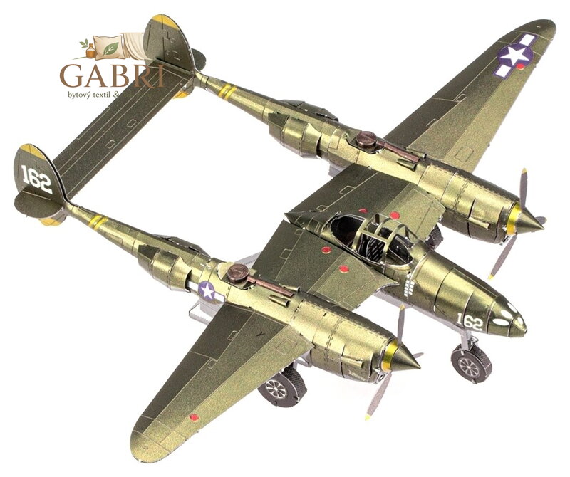 METAL EARTH 3D puzzle Lockheed Martin P-38 Lightning (ICONX)