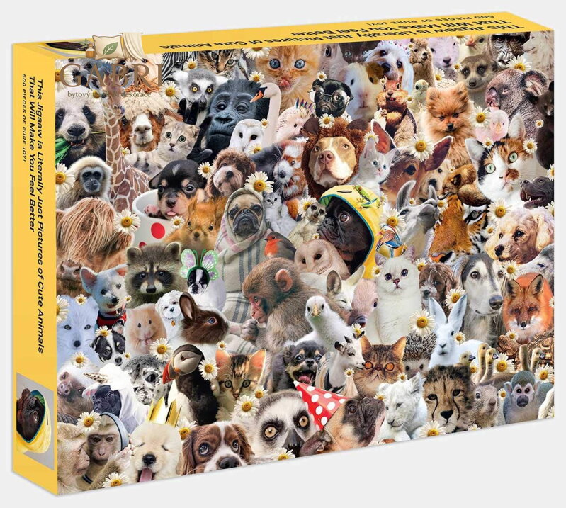 SMITH STREET Puzzle Roztomilá zvířátka, díky nimž se budete cítit lépe 500 dílků