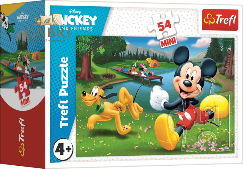 TREFL Puzzle Mickey Mouse: U jezera 54 dílků