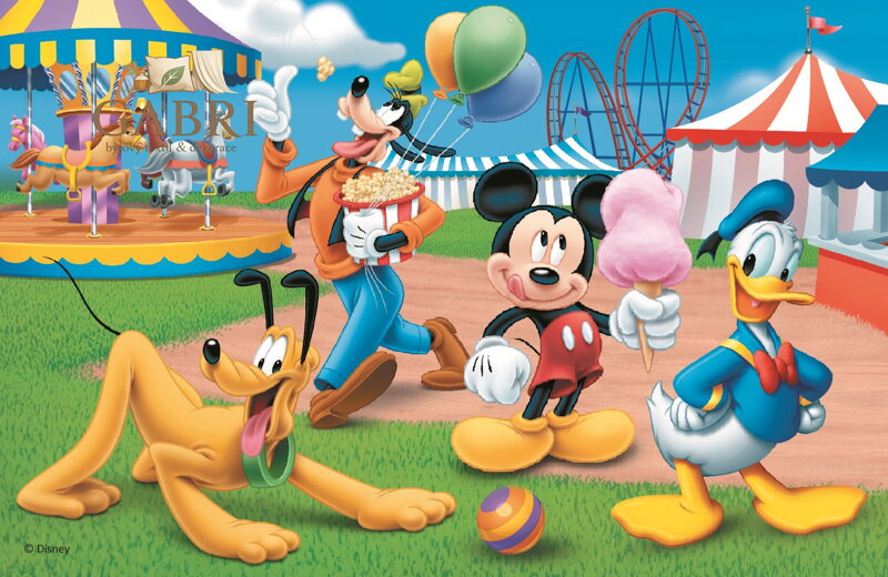 TREFL Puzzle Mickey Mouse: V zábavním parku 54 dílků