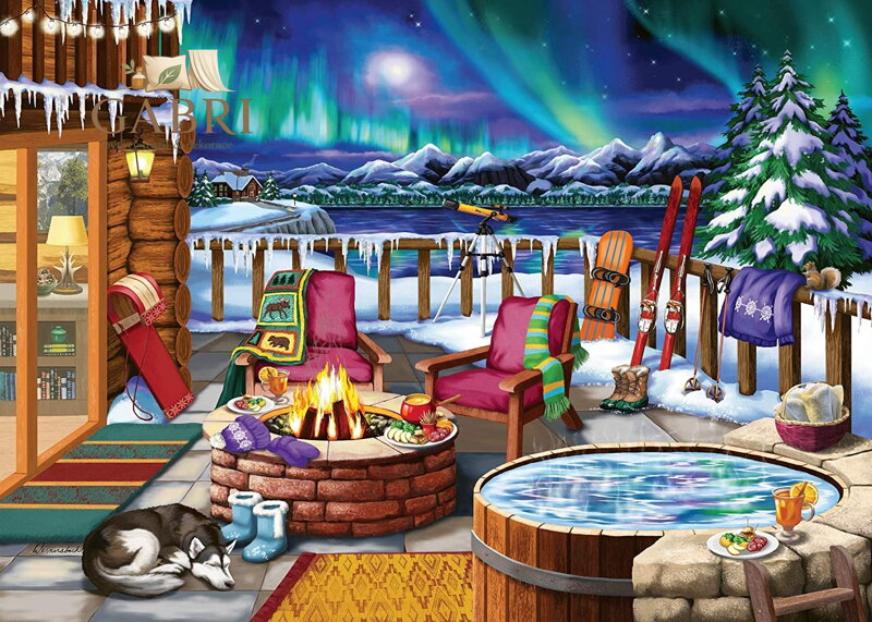 RAVENSBURGER Puzzle Polární záře XXL 500 dílků