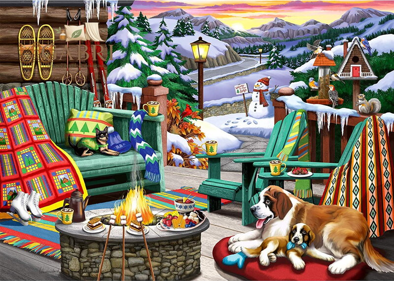 RAVENSBURGER Puzzle Útulná místa: Po celém dni XXL 500 dílků