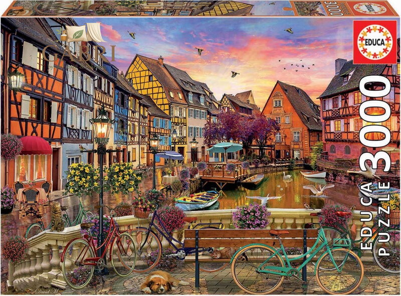 EDUCA Puzzle Colmar, Francie 3000 dílků
