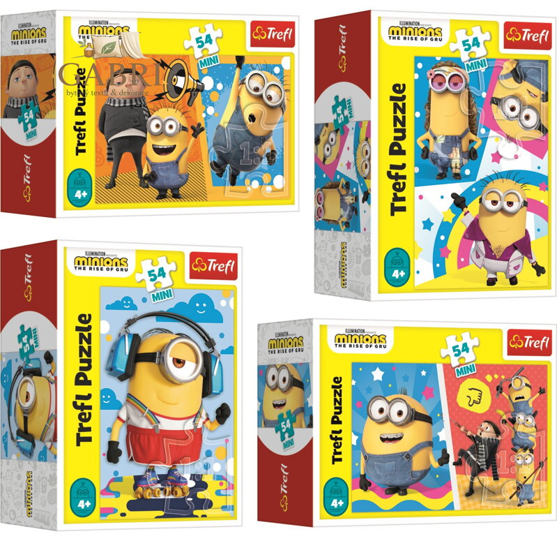 TREFL Displej Puzzle Mimoni: Jsme tým 54 dílků (40 ks)