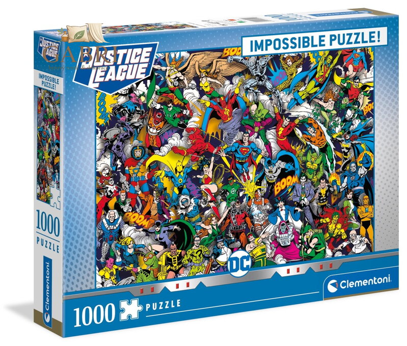 CLEMENTONI Puzzle Impossible: DC Comics Justice League 1000 dílků