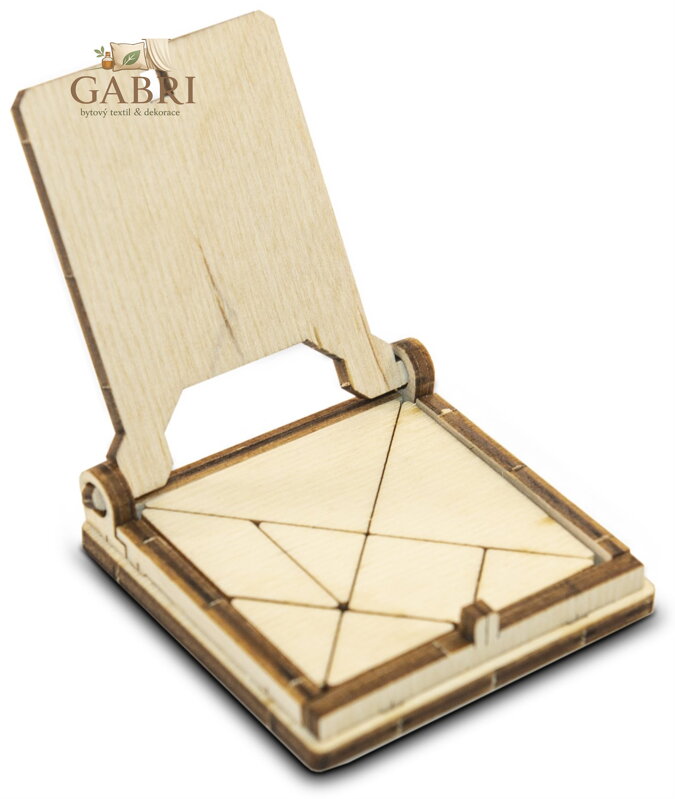 WOODEN CITY 3D puzzle hlavolam mini Tangram